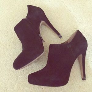 Sam Edelman Black Suede Booties