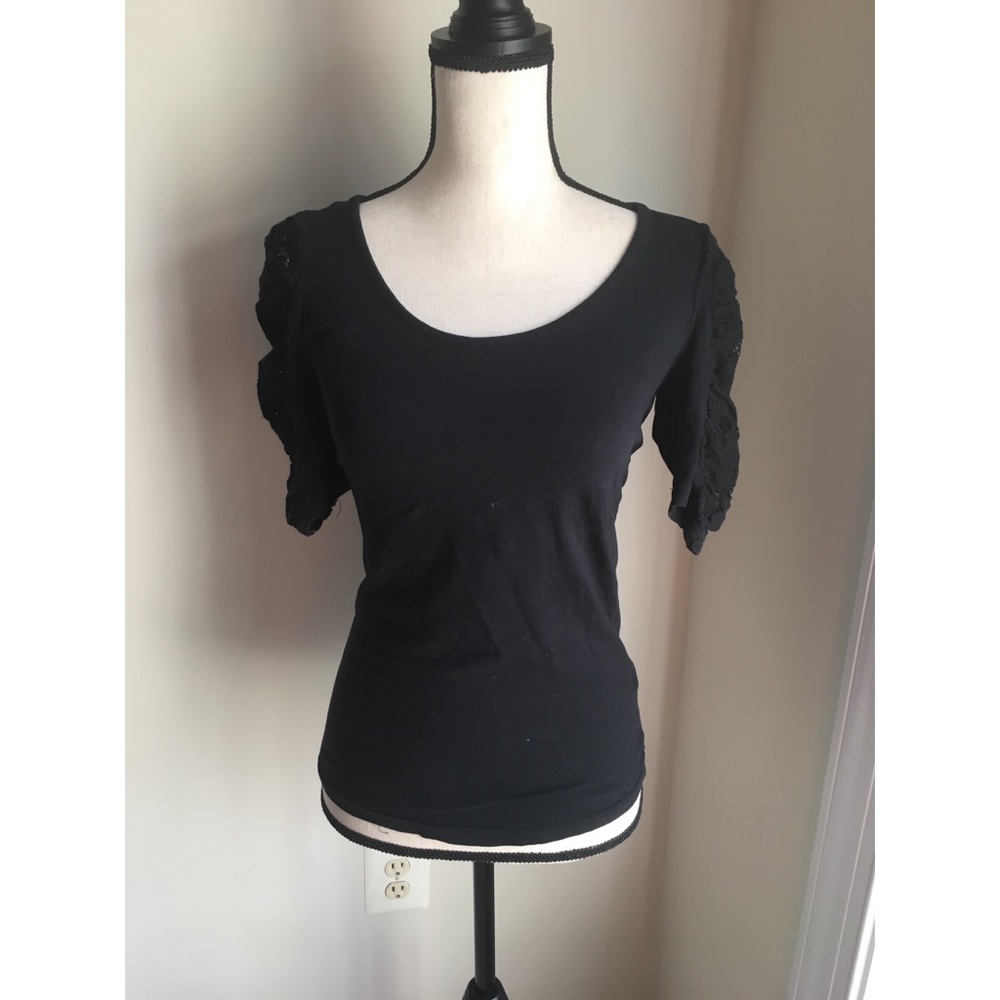 Black Lace Top