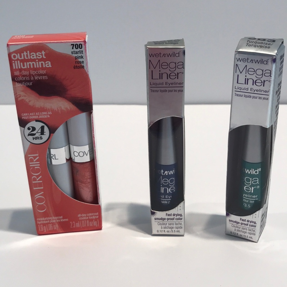 Mega Liner, outlast illumina starlit Lipstick 💄