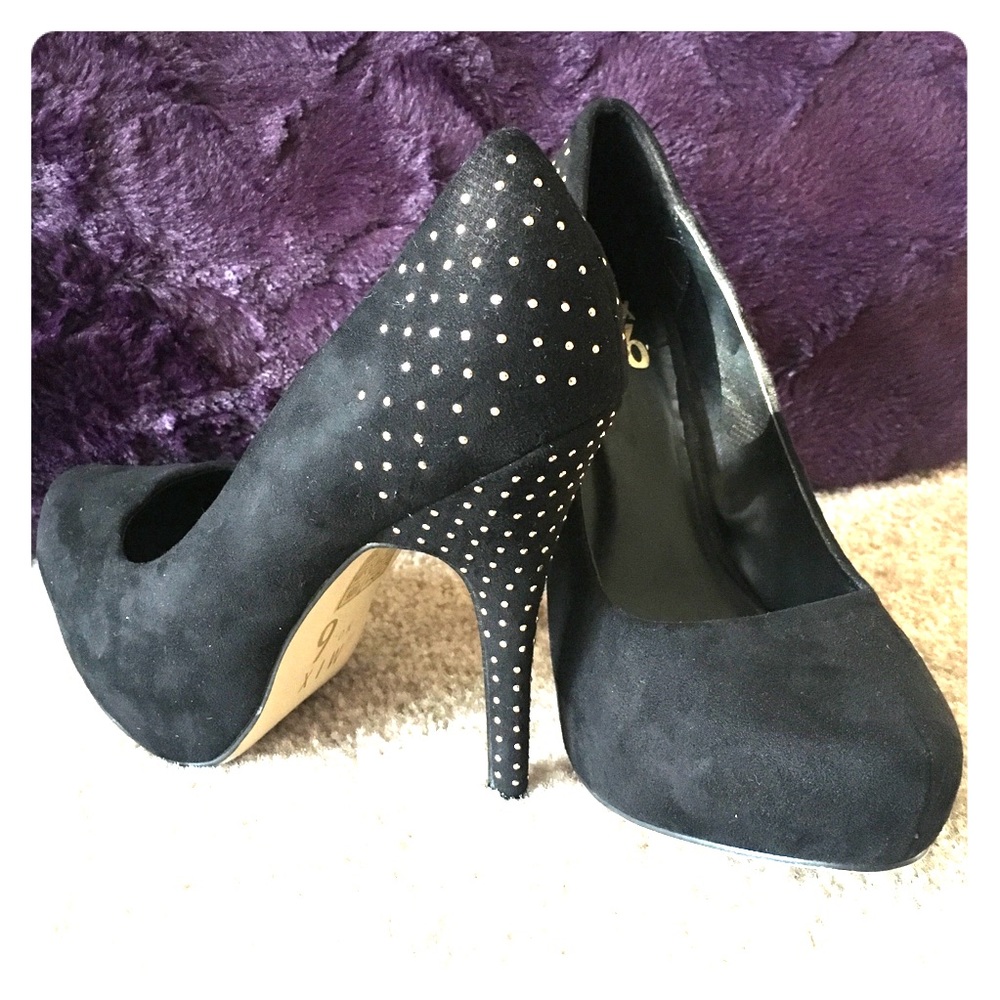 Black & gold heels | size 6