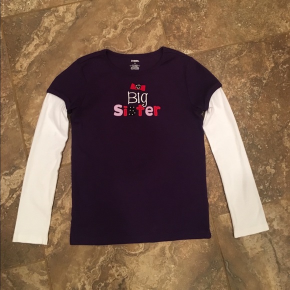 Gymboree girls size 12 Big sister long sleeve top - Picture 1 of 3