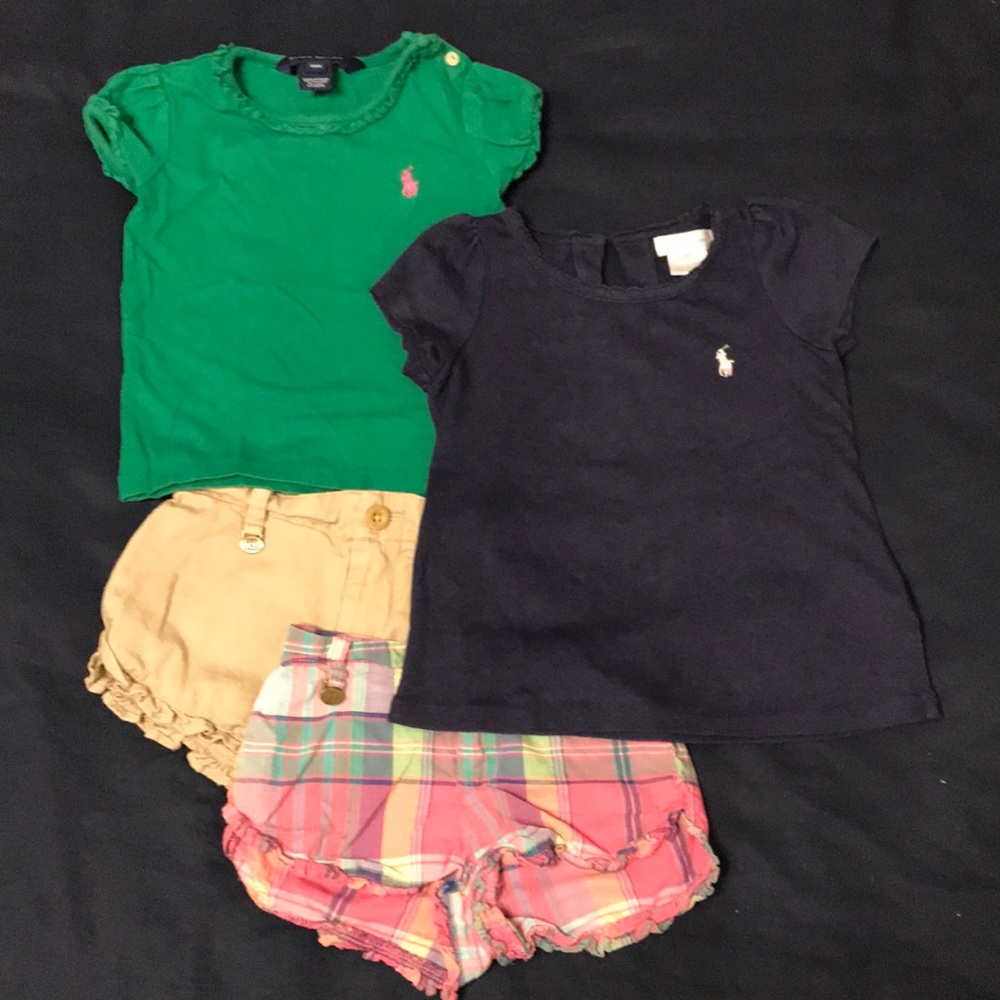 Ralph Lauren Lot - 2 Tops and 2 Shorts