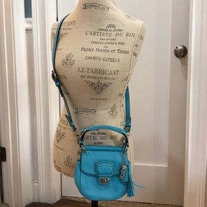 Blue Coach crossbody