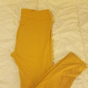 lularoe TC leggings mustard
