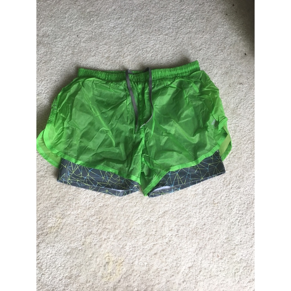 Green Running Shorts