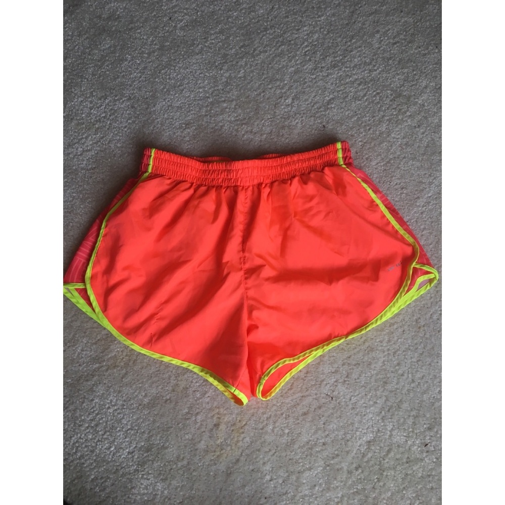 Bright Orange Workout Shorts