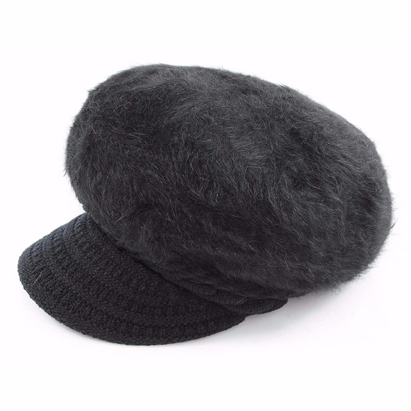 Women Girls Winter Warm Fluffy Wool Knit Hat - Picture 2 of 7