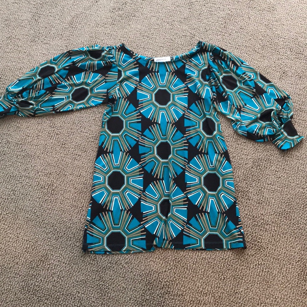 Bloused sleeve tunic or mini dress