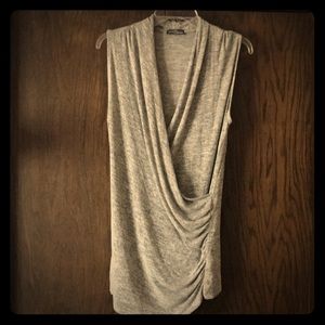 Grey wrap Market & Spruce tank.