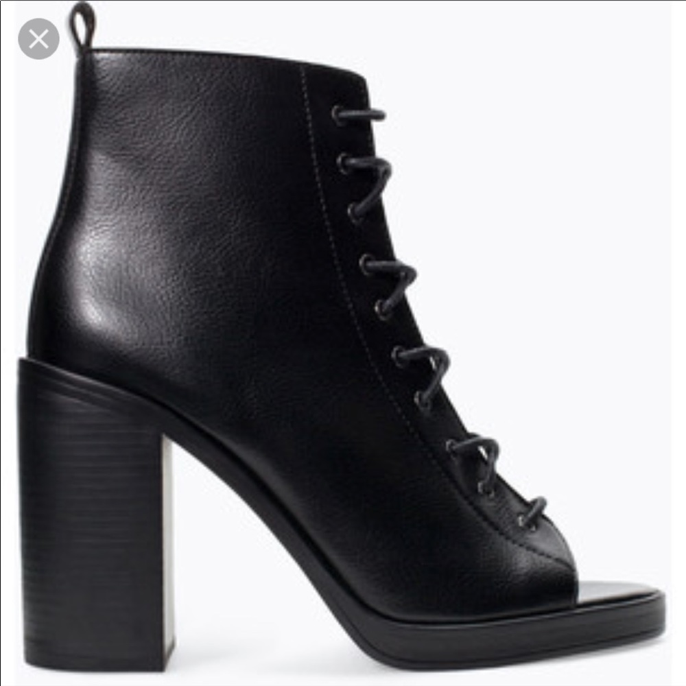 Zara Peep Toe Bootie