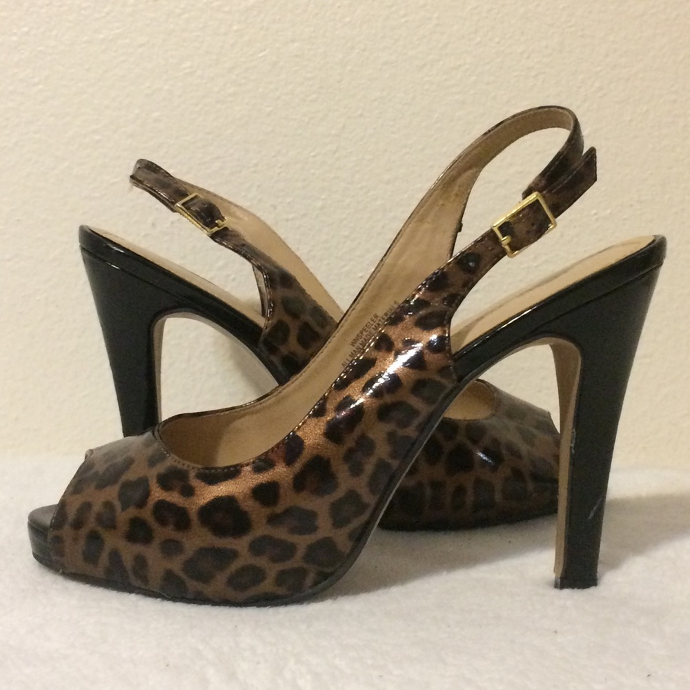 Leopard Print Slingbacks