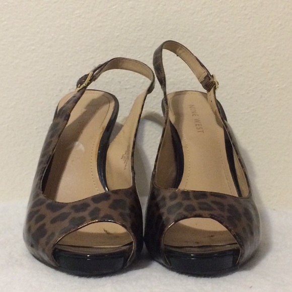 Leopard Print Slingbacks - Picture 2 of 4