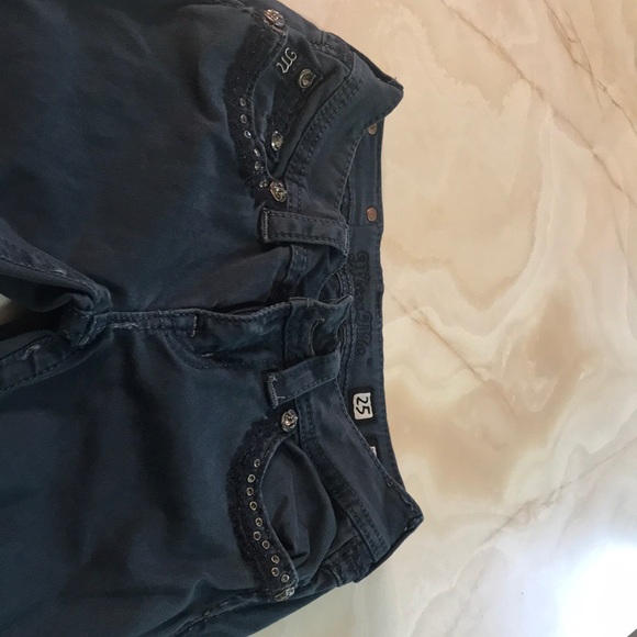 Dark Green Miss me jeans - Picture 1 of 4