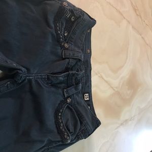 Dark Green Miss me jeans