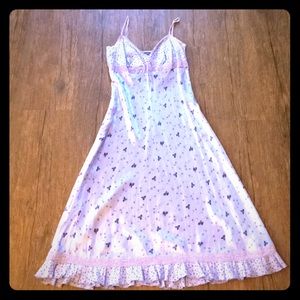 100% Silk Bebe 3/4 length Dress