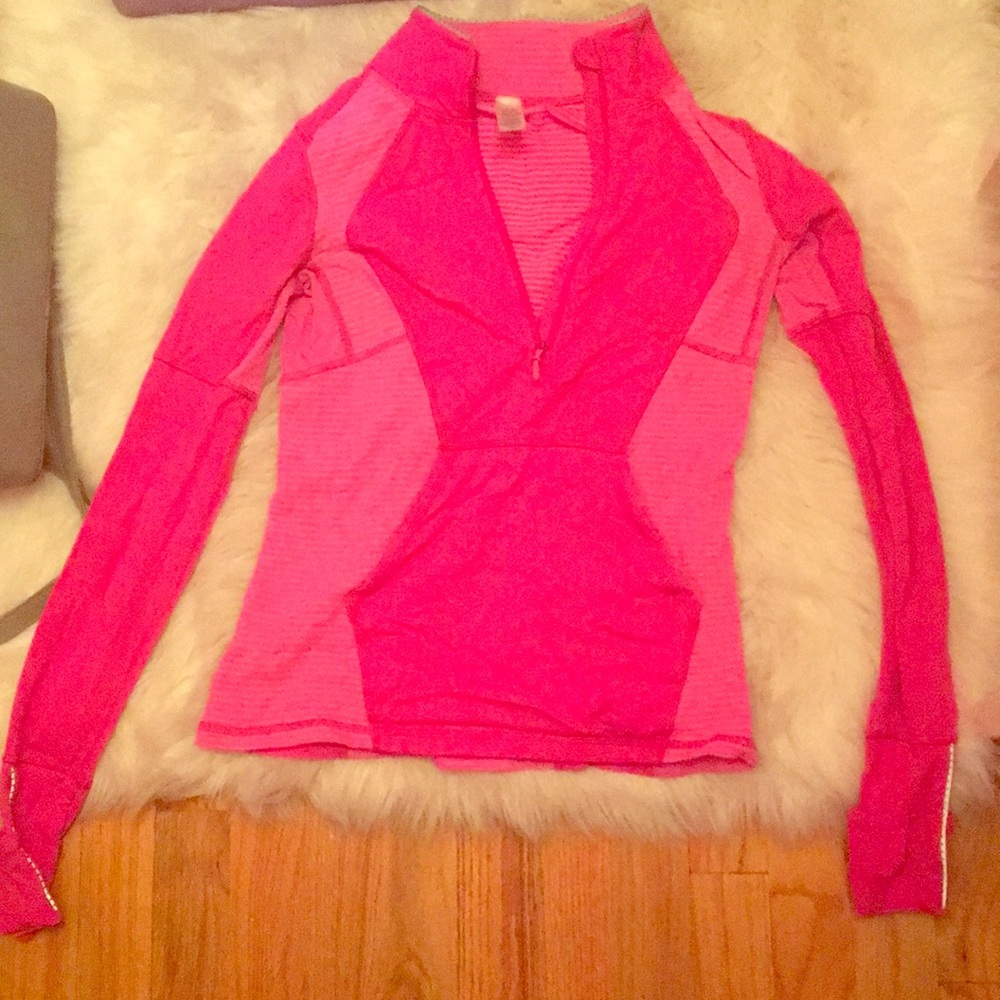 Size 14 Ivivva (lululemon kids) hot pink pullover
