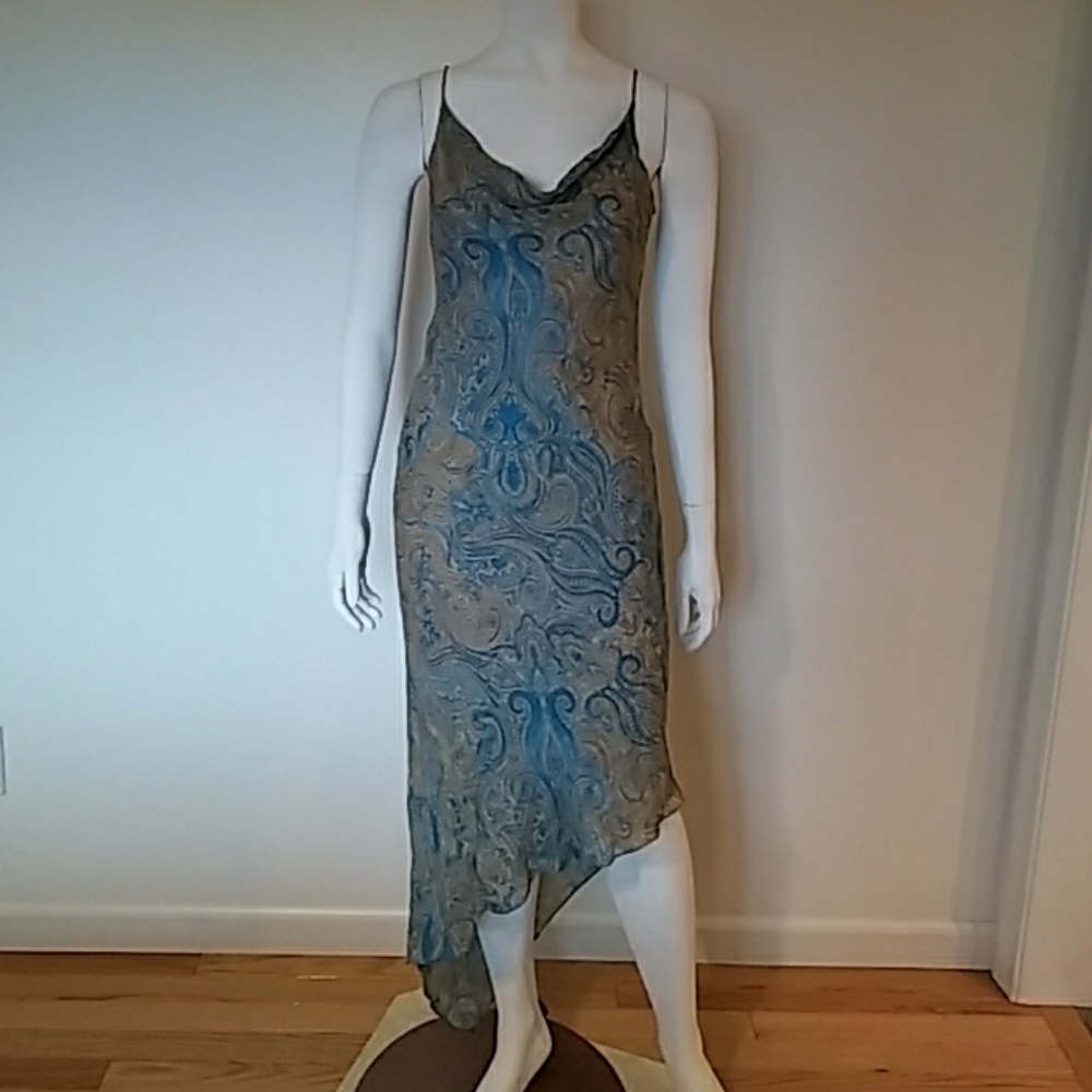 Morrell Maxie. %100 silk dress
