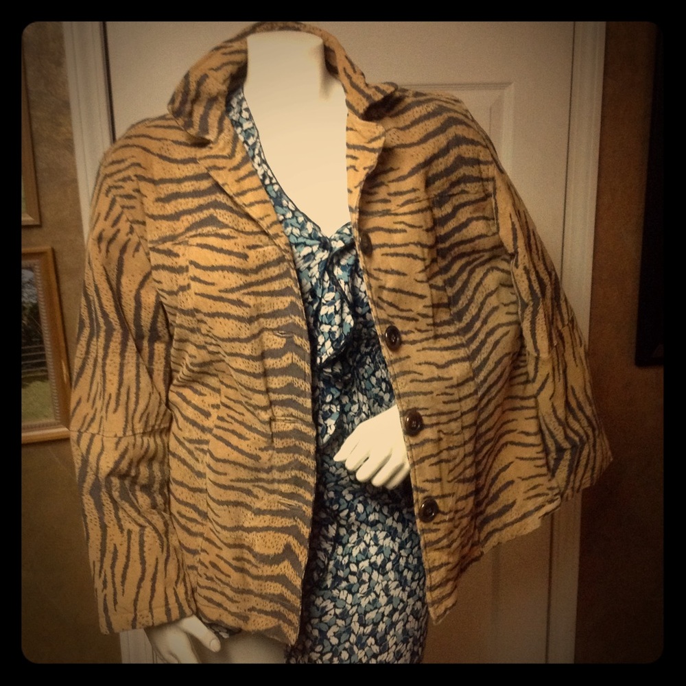 Animal print jacket