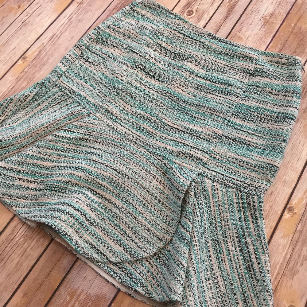 DKNY Tweed Drop Waist Skirt