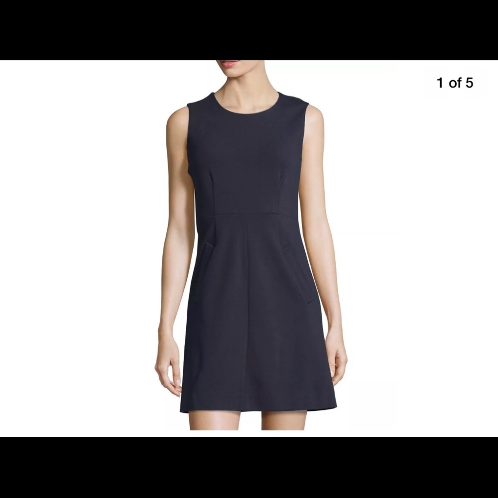 DVF Navy Minidress
