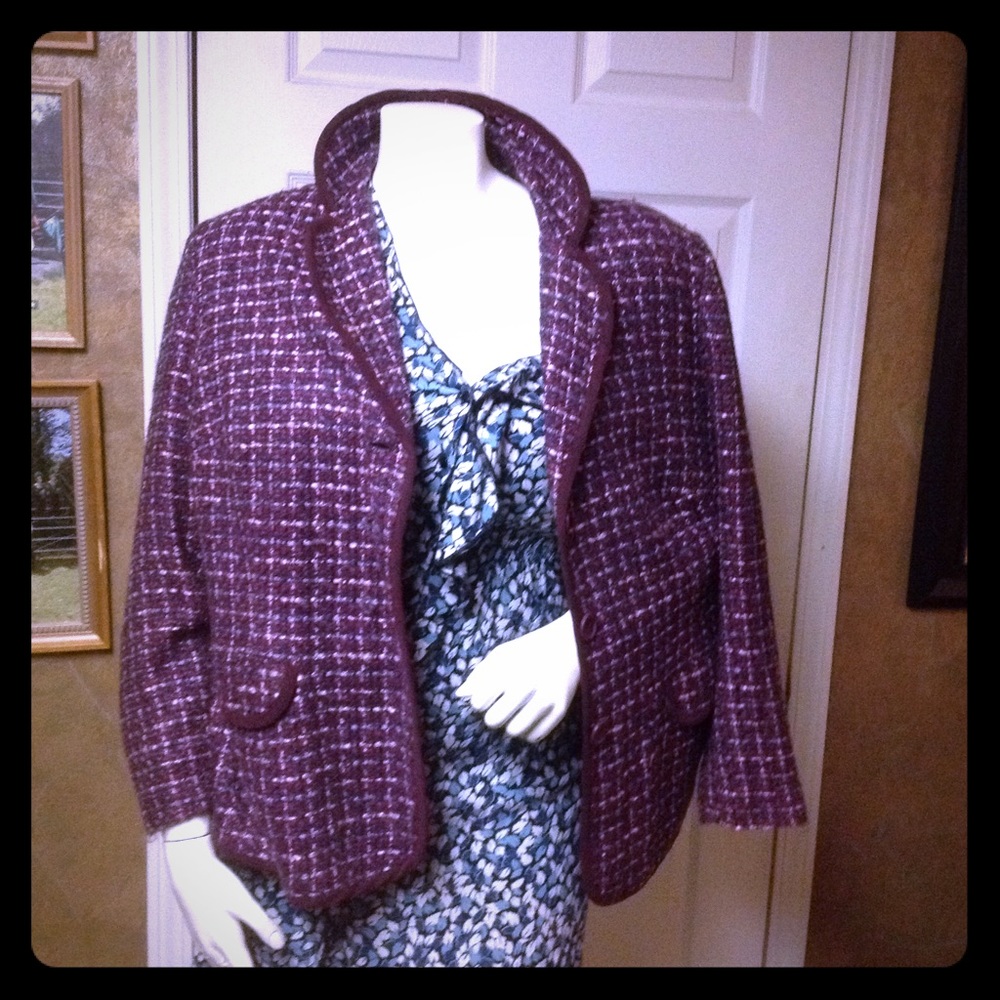 Woven blazer