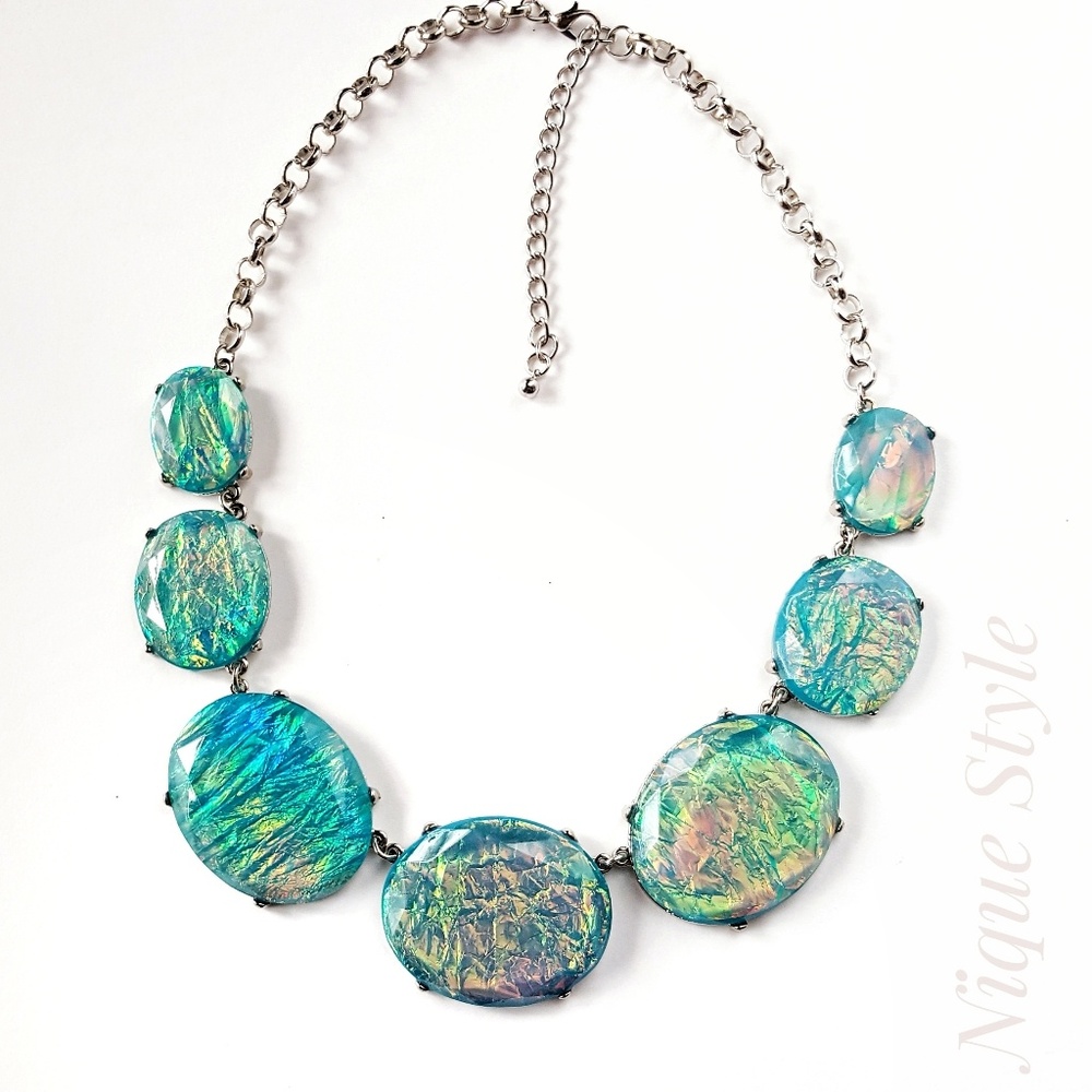 Blue Statement Necklace