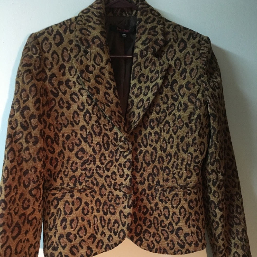 Animal print jacket