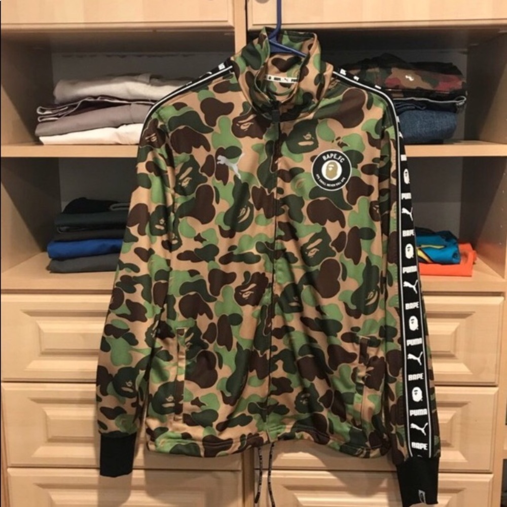 Bape X puma track jacket