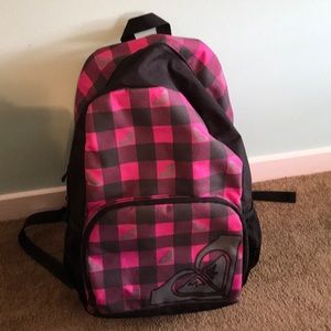 Print checkered Roxy backpack