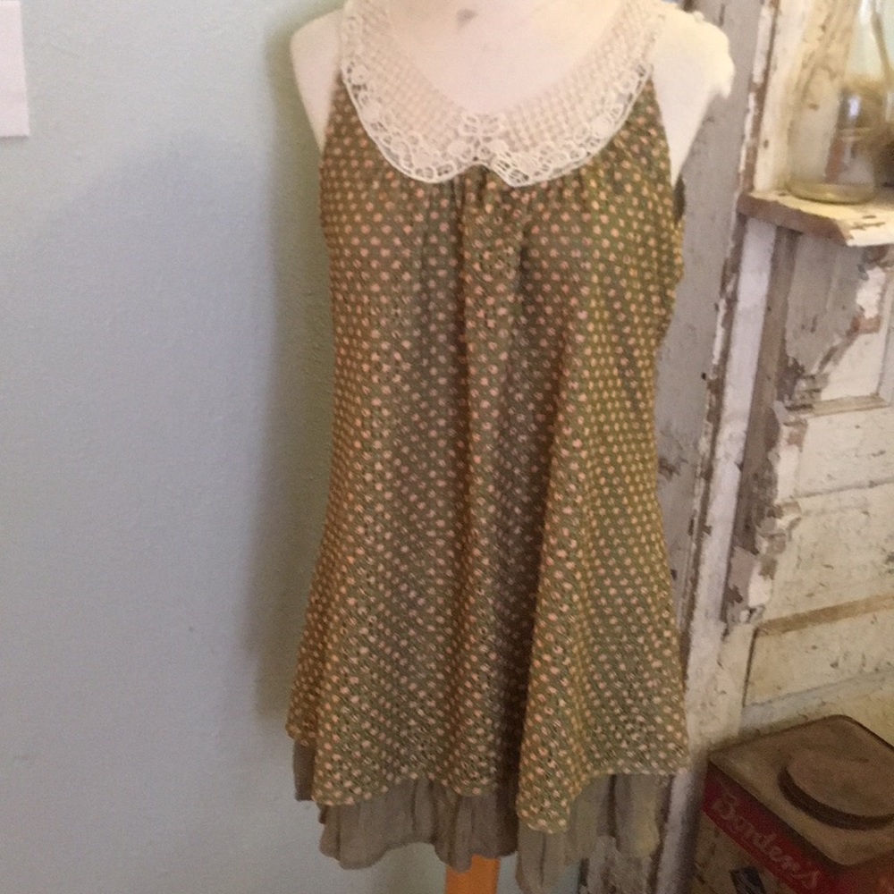 Blue bird dress