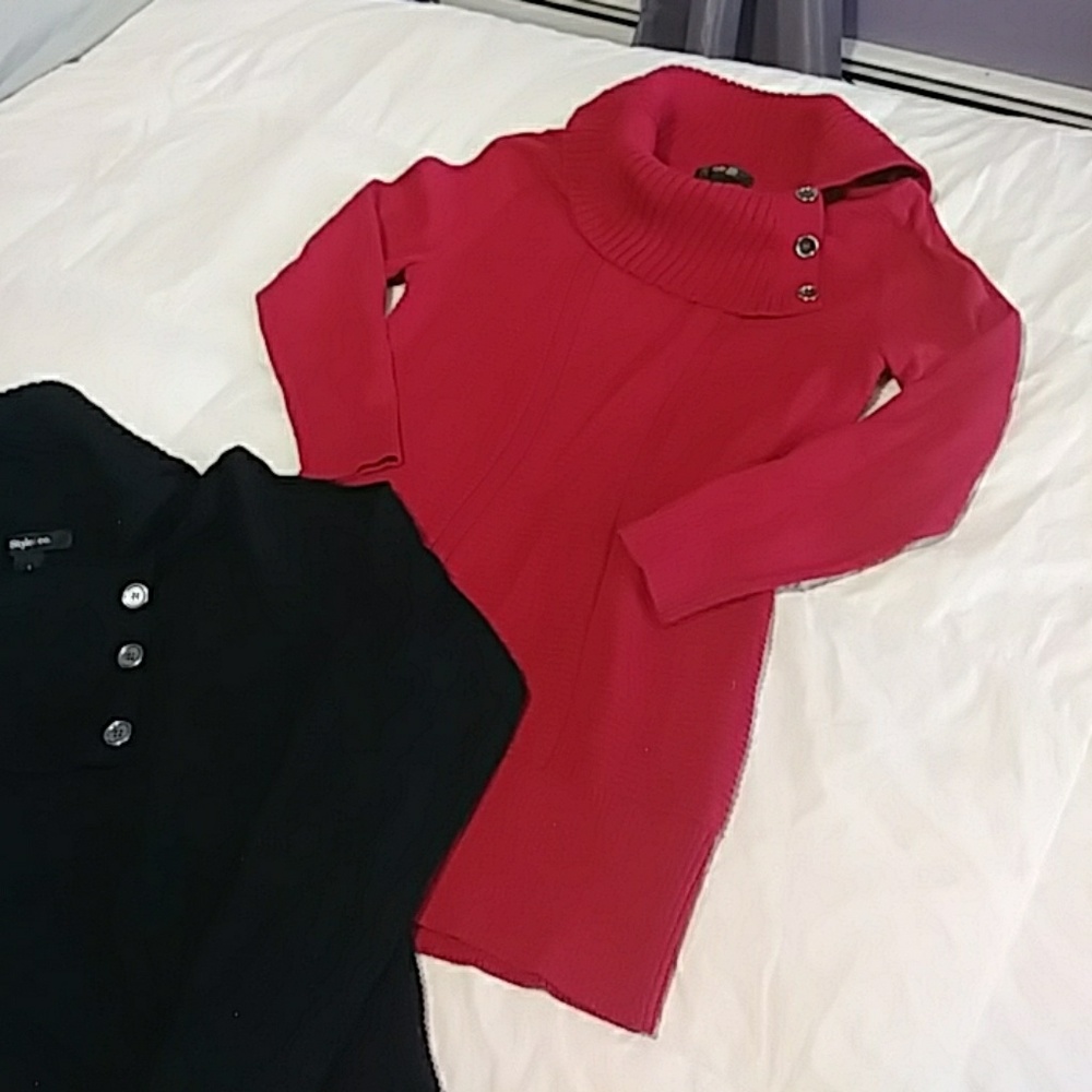 2 Style & Co Sweaters