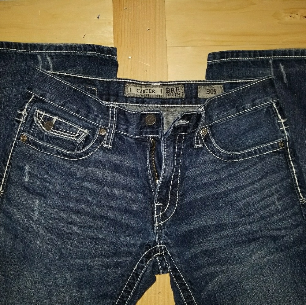 Men's Buckle Jeans
