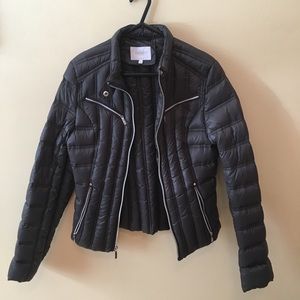 Laundry by Shelli Segal Dark Gray Puffer