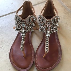 Gianni Bini Jeweled Sandals