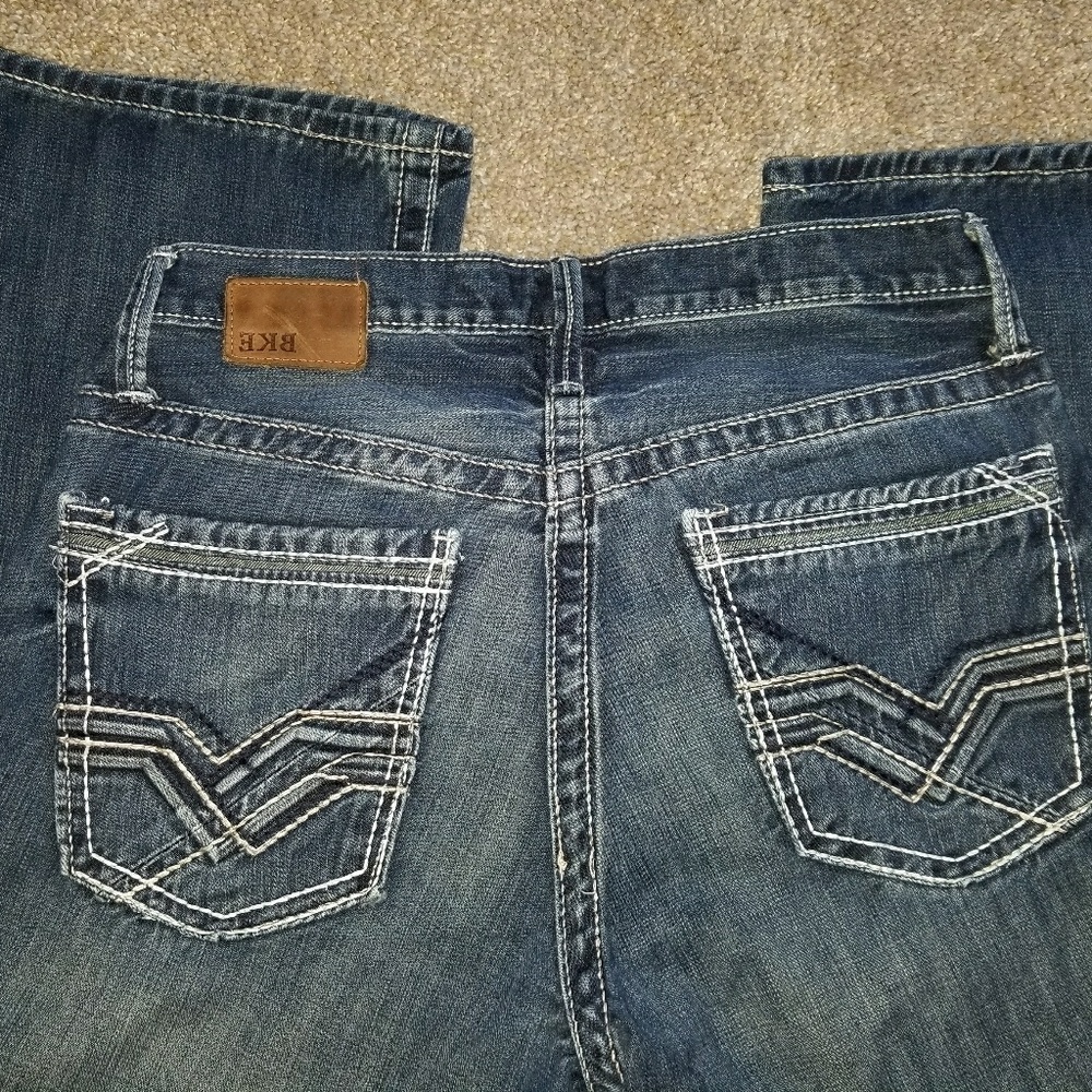Men's Buckle Jeans