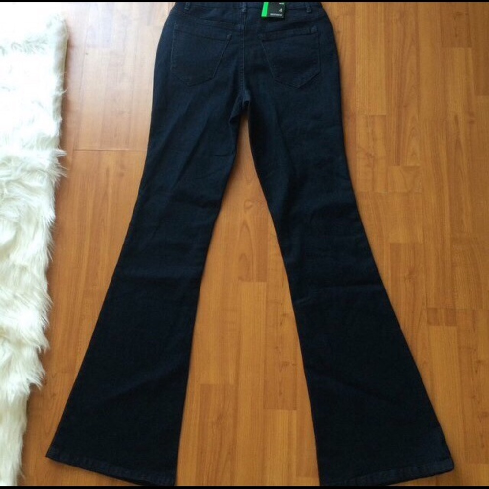 Style & co dark wash flare jeans 4 - Picture 3 of 4