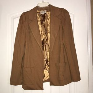 Caramel blazer