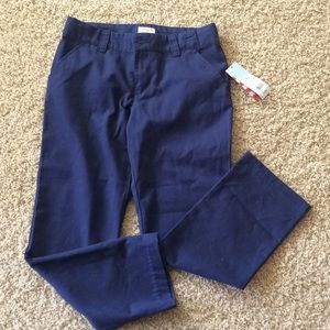 Cat & Jack Blue School Uniform Pants 8 Plus NWT