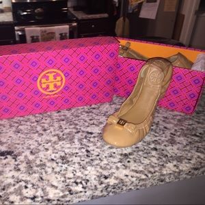 Tory Burch Nude Flats