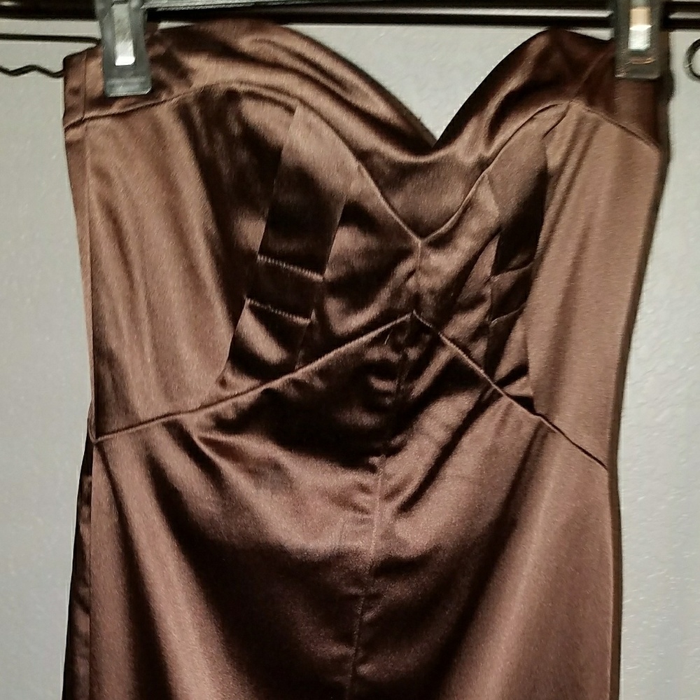 Bebe Strapless Cocktail Dress