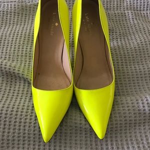 Kate Spade neon heels
