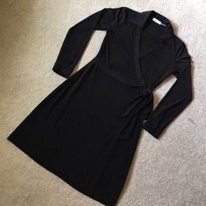 Black CK wrap dress