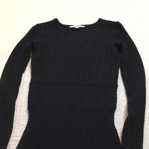 Dress, Loft knit flared pleated bottom