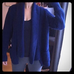 J Crew chunky cable knit cardigan
