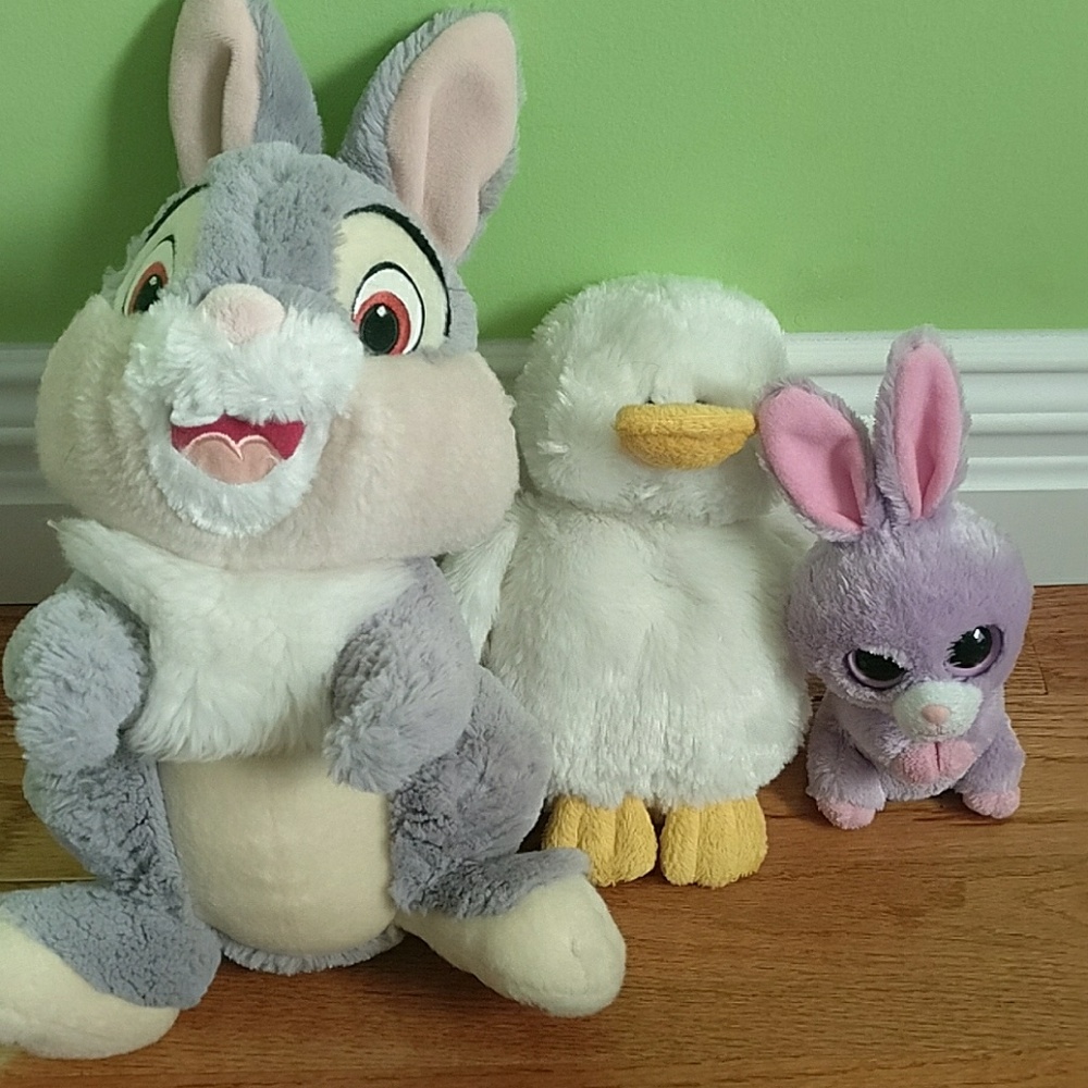 Three stuff animals