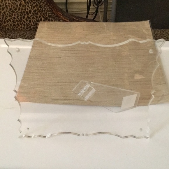 Lucite picture frame - Picture 1 of 4