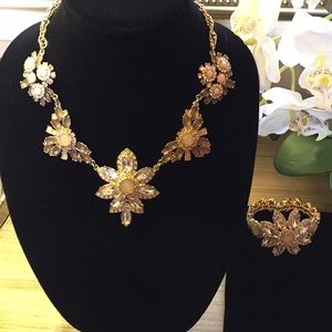 Ann Taylor necklace and bracelet set ( NWT )