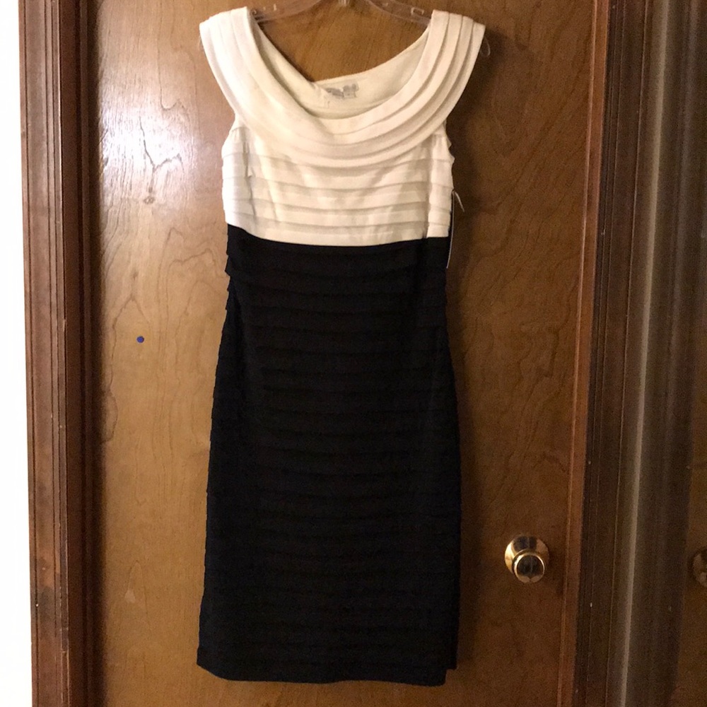 Black and white dress