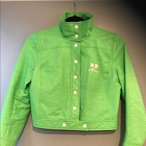Courreges Vinyl Logo jacket
