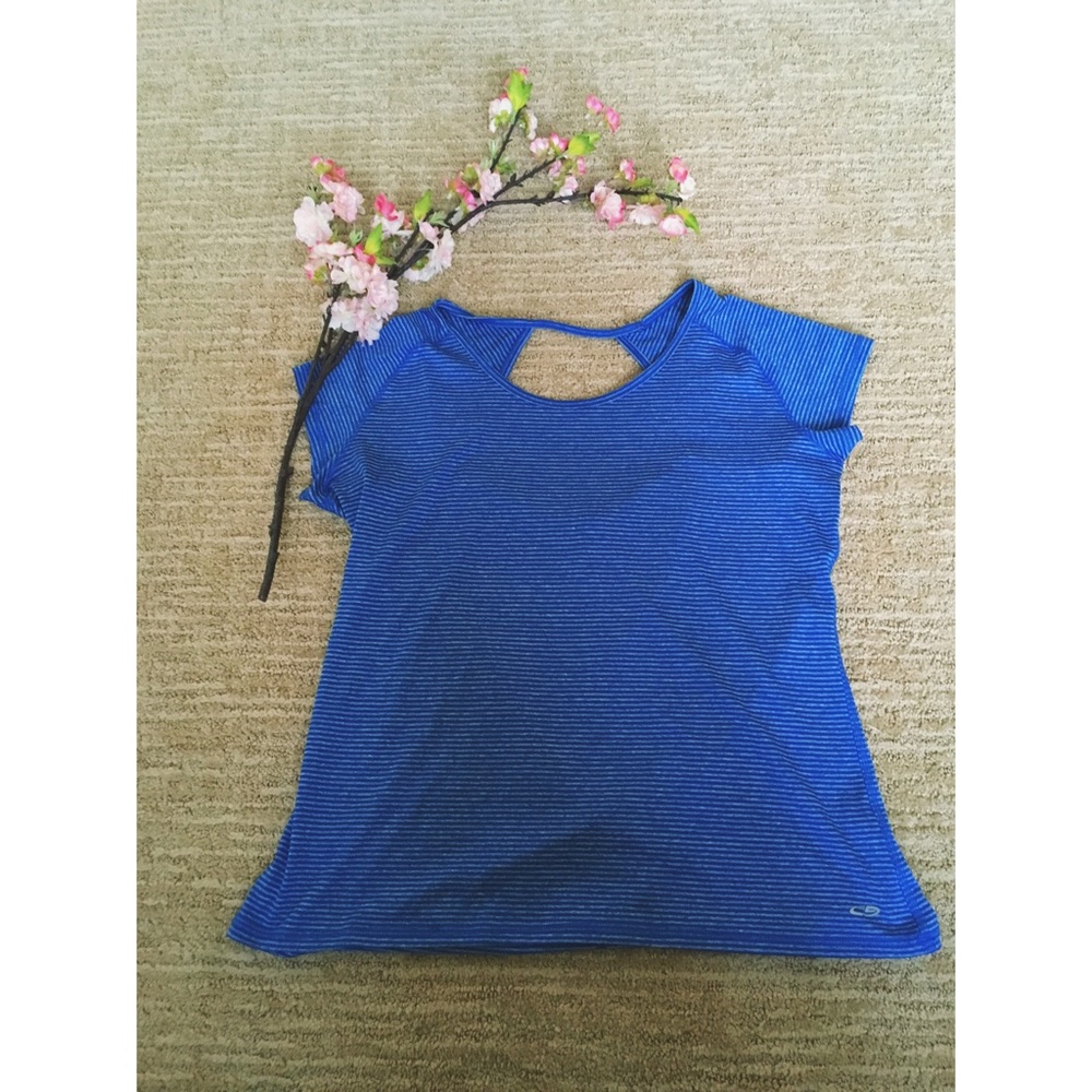C9 Blue Striped DuoDryed Shirt